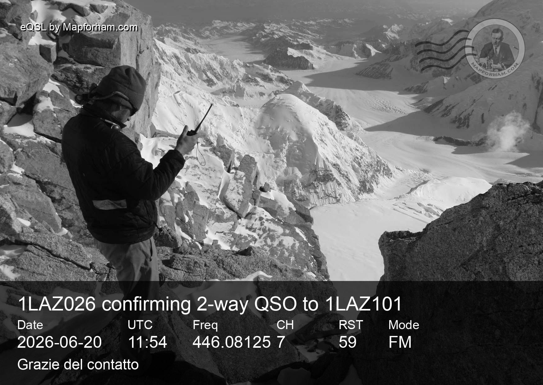 eQSL from 1LAZ026 to 1LAZ101